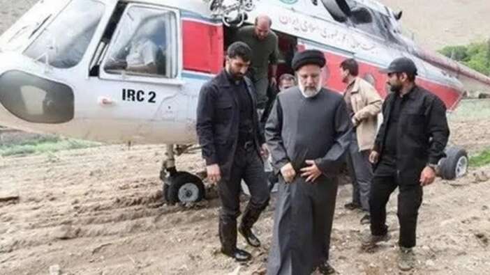 İran Cumhurbaşkanı İbrahim Reisi'yi taşıyan helikopter kaza yaptı! Bölgeden ilk görüntüler geldi...