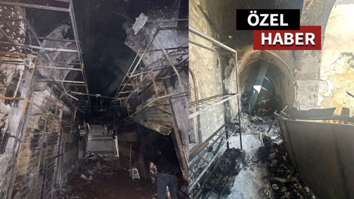 Kerkük’teki tarihi çarşıda yine şüpheli yangın çıktı! 100 dükkan yandı