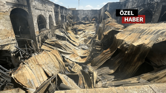 Kerkük’te Kırdar Hanı'nı PKK’nın yaktığı iddia edildi!