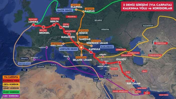 Türkiye'yi ticaretin merkezi yapacak... Via Carpatia Otoyolu'nun detayları ortaya çıktı!