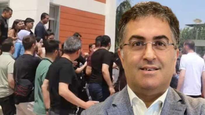 Depremzedelerden büyük tepki! Ünlü avukat Ersan Şen polis korumasıyla aracına zor binebildi...