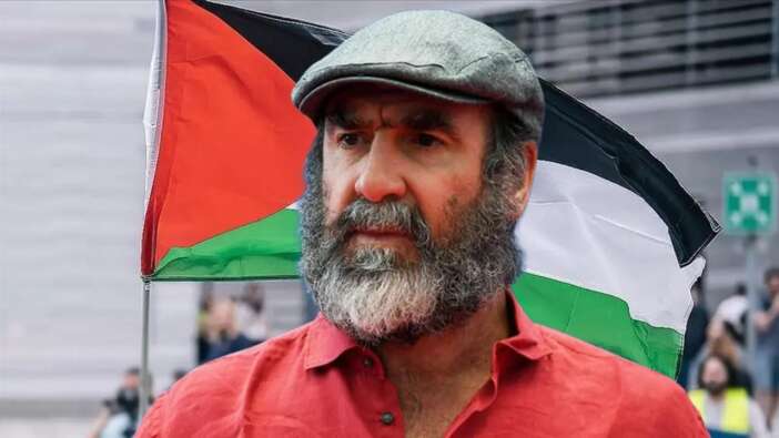 Efsanevi futbolcu Eric Cantona'dan Gazze manifestosu: Gazze düşerse dünya da düşer!