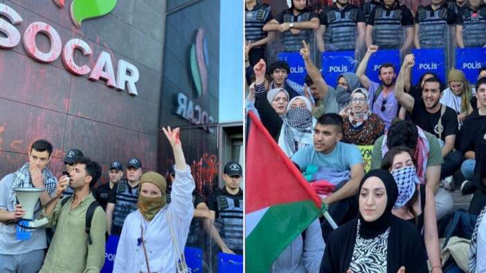 SOCAR şirketini protesto eden 13 kişi şafak operasyonuyla gözaltına alındı! SOCAR'dan açıklama geldi...