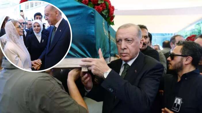 Cumhurbaşkanı Erdoğan, Tansu Çiller'in eşi Özer Uçuran Çiller’in cenaze törenine katıldı