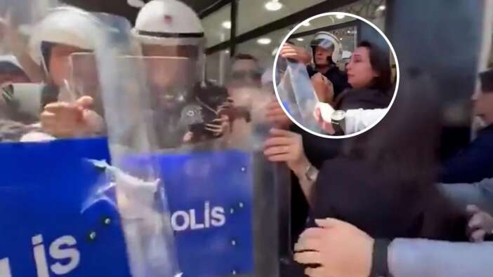 Kayyum kararını protesto eden DEM Partililer Hakkari Valisi'ni tehdit etti!