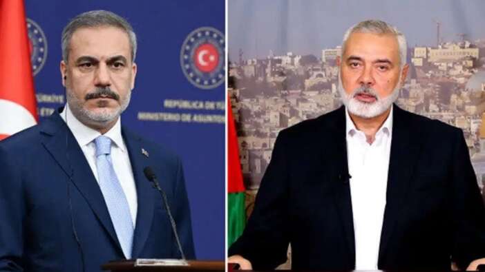 Bakan Fidan ile Hamas Siyasi Büro Başkanı Haniyye arasında kritik görüşme