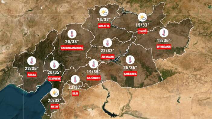 11 Haziran 2024 deprem bölgesinde hava durumu! İşte il il beklenen sıcaklıklar...