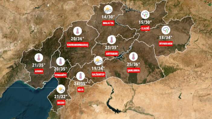 10 Haziran 2024 deprem bölgesinde hava durumu! İşte 11 ilde beklenen sıcaklıklar...