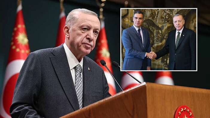 Cumhurbaşkanı Erdoğan'dan bağımsız Filistin için yoğun diplomasi trafiği! Bugün İspanya'ya gidiyor