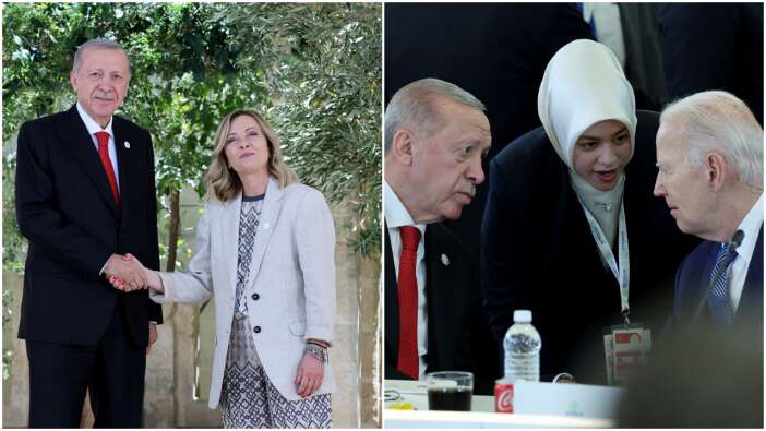 Cumhurbaşkanı Erdoğan G7 Liderler Zirve'si için İtalya'da! Dünyaya 'Gazze' çağrısı