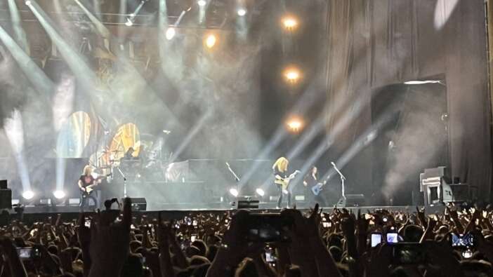 Thrash Metal'in devi Megadeth Küçükçiftlik Park'ta sahne aldı