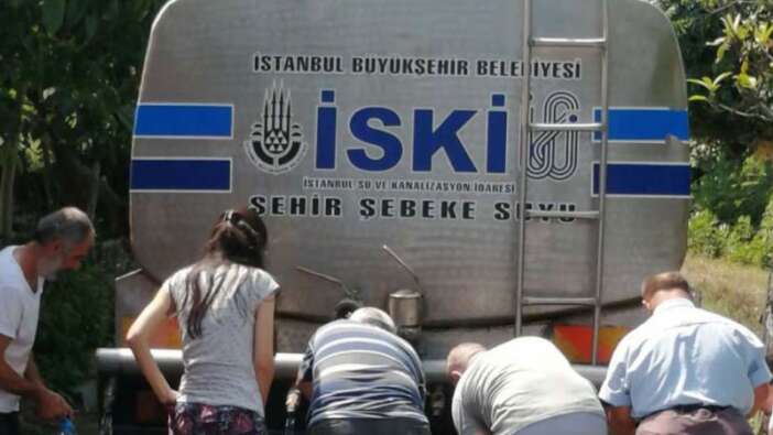 Tekirdağ'da bayram günü skandal! İSKİ tankerleriyle su taşıdılar