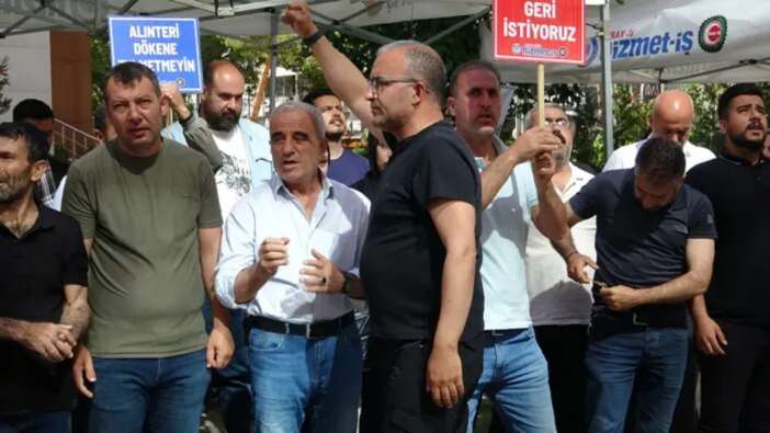 DEM Partili Van Büyük Şehir Belediyesi'nin işten çıkardığı işçilerin eylemi devam ediyor