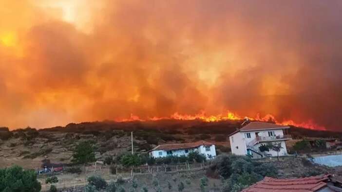 Manisa'nın Salihli ilçesindeki orman yangını kontrol altına alındı!