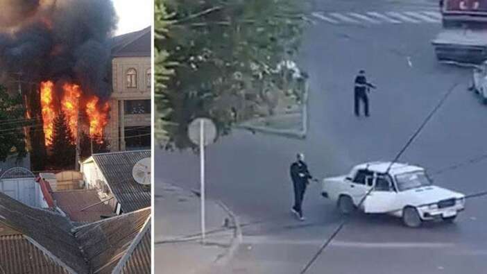 Rusya'da sinagog ve kiliseye silahlı saldırı: Yaralılar var!