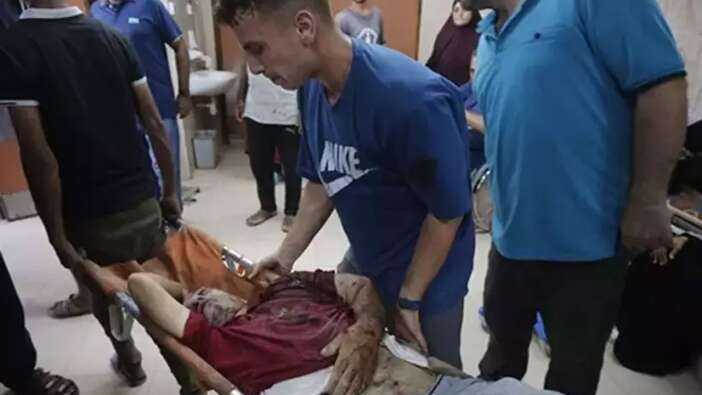 İsrail Gazze'de sivillerin bulunduğu okulu vurdu
