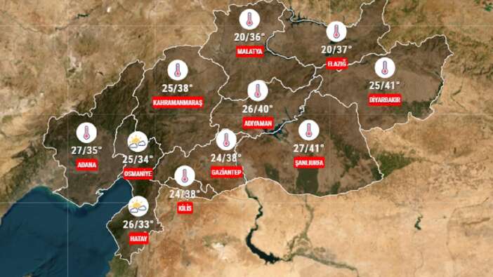 16 Temmuz 2024 deprem bölgesi hava durumu yayınlandı! İşte 11 ilde hava durumu...