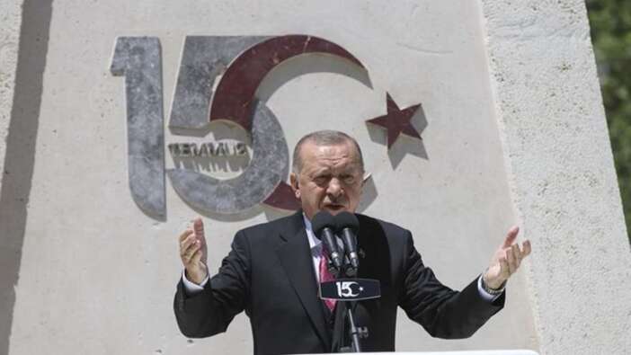 Cumhurbaşkanı Erdoğan'dan 15 Temmuz mesajı: Malazgirt ve Çanakkale iradesi tecelli etti