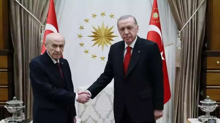 Cumhurbaşkanı Recep Tayyip Erdoğan, Devlet Bahçeli ve diğer siyasi parti liderlerini kabul etti!