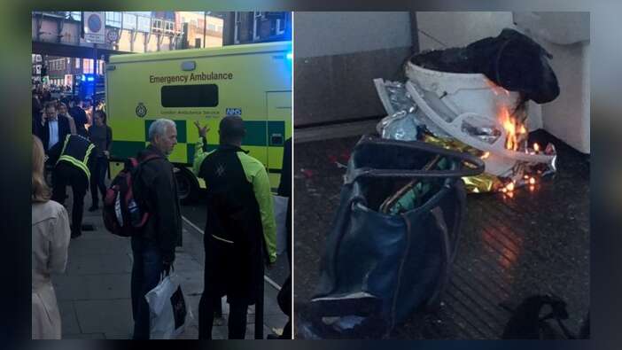 Londra metrosunda vagon içinde patlama! Saatli bomba yerleştirildi