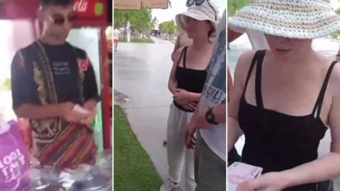 2 nar suyu için turistlerden 1200 TL aldı! Dolandırıldıklarını anlayan çift polise başvurdu