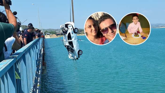 Adana'da korkunç olay! Kontrolden çıkan araç köprüden göle uçtu... Bir aile yok oldu!