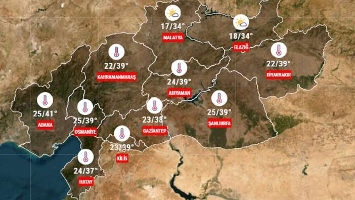 29 Temmuz 2024 deprem bölgesi hava durumu! İşte 11 ilde beklenen sıcaklıklar...