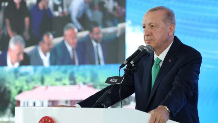 Cumhurbaşkanı Erdoğan Rize Toplu Açılış Töreni'nde duyurdu: SGK'ya en fazla borcu olan ilk 5 belediye CHP'li!