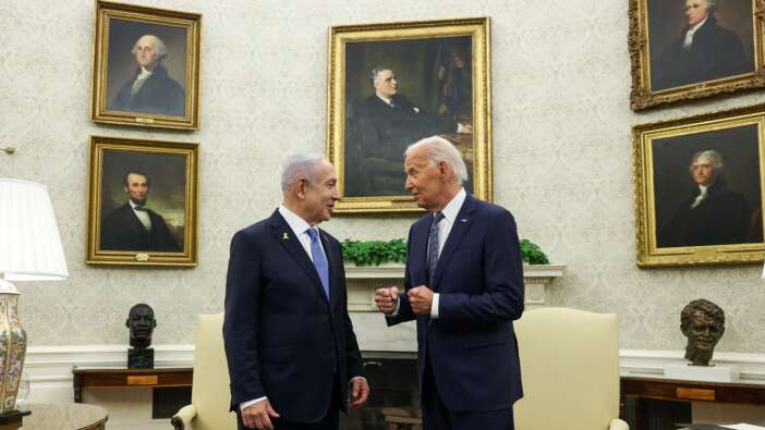 Biden ve Netanyahu Beyaz Saray’da buluştu