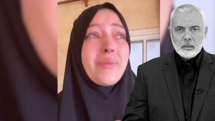 Haniye'nin gelininden babasına son veda!
