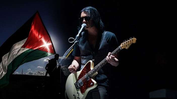 Placebo'nun solisti İstanbul'dan haykırdı: Filistin'e özgürlük!