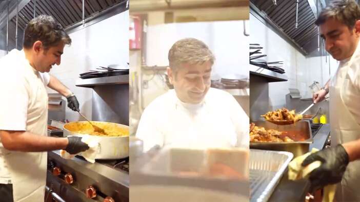 ABD'de 'hayırsever' oldu iddiası! Sezgin Baran Korkmaz New York’un ünlü Türk restoranında sokakta yemek dağıttı!