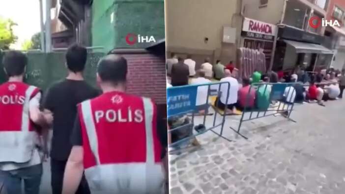 Fatih'te cuma namazı kılan vatandaşlara küfürler savurup video çeken şahsın cezası belli oldu!