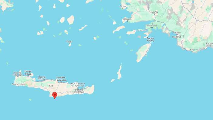Girit Adası açıklarında 5.2 büyüklüğünde deprem!