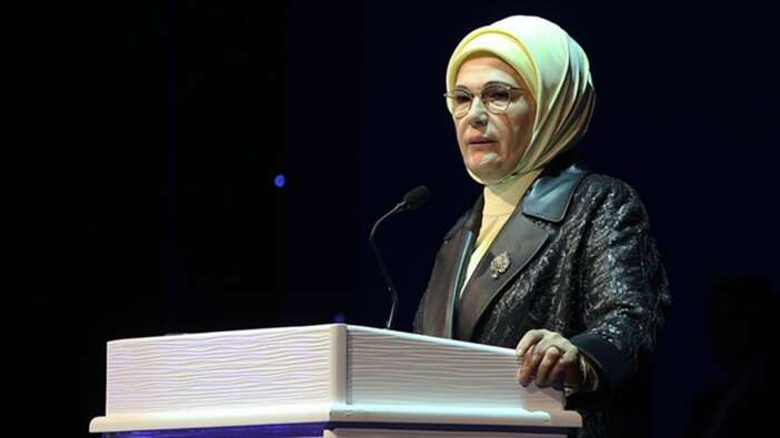 Emine Erdoğan: Türkiye olarak, Filistin’in sesi olmaya devam edeceğiz