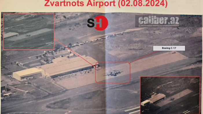 ABD'nin Ermenistan'a silah desteği uyduya yakalandı! İki askeri kargo uçağı Erivan'da