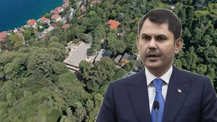 Bakan Kurum'dan Boğaz'daki kaçak villa inşaatı açıklaması: Vaniköy'deki kaçak yapıyı mühürledik, yıkım yapılacak!