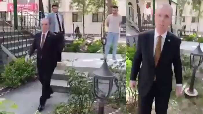 YRP Genel Sekreter Yardımcısı Bülent Ustaosmanoğlu Hamidiye Cami imamı Emrullah Kahraman'ı darp etti
