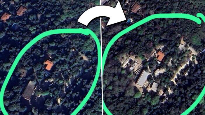 Vaniköy'de kaçak inşaat skandalı! Eski başkan 6 aylık değişimi paylaştı! İBB ve Üsküdar Belediyesi ağaç katliamını seyretmiş...