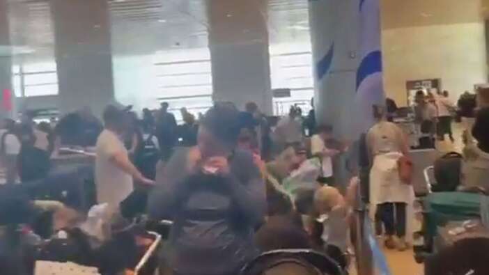 Korkaklar kaçıyor! Hizbullah füzeleri İsrail'de panik yarattı! Havalimanına akın var!