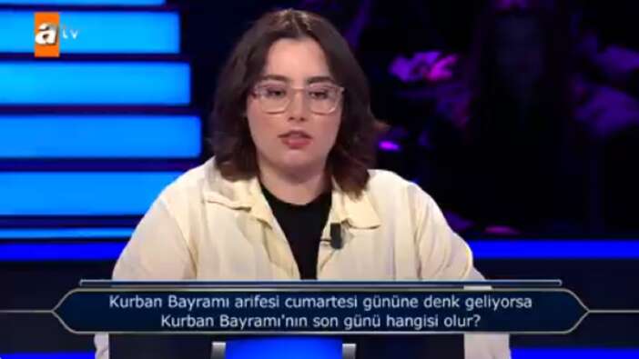 Kim Milyoner Olmak İster'de üniversite öğrencisi heyecanına yenildi...