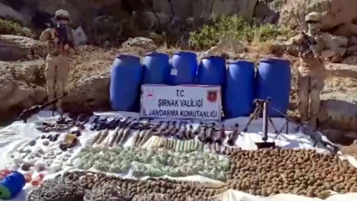 Gürz-12 Operasyonu: Komandolar bölücü örgütün inine girdi, mühimmatlar imha edildi