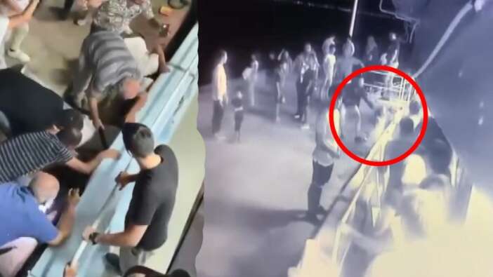 Mudanya'da küçük kız iskele ile gemi arasındaki boşluğa düştü, babası hayatını kurtardı