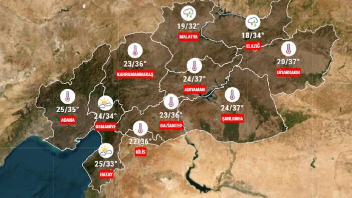 6 Eylül 2024 Cuma deprem bölgesi hava durumu! İşte 11 ilde beklenen sıcaklıklar...