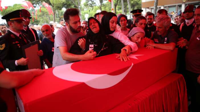 Şehit uzman çavuş Yavuz Güney memleketi Ordu'da son yolculuğuna uğurlandı