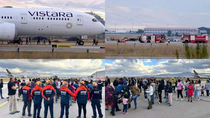 Hindistan uçağına bomba ihbarı! Erzurum hava sahası uçuşlara kapatıldı