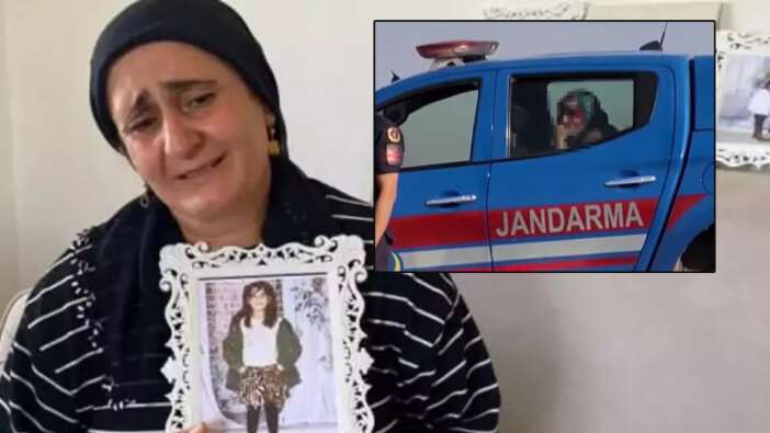 Narin'in annesi Yüksel Güran jandarmaya teslim edildi