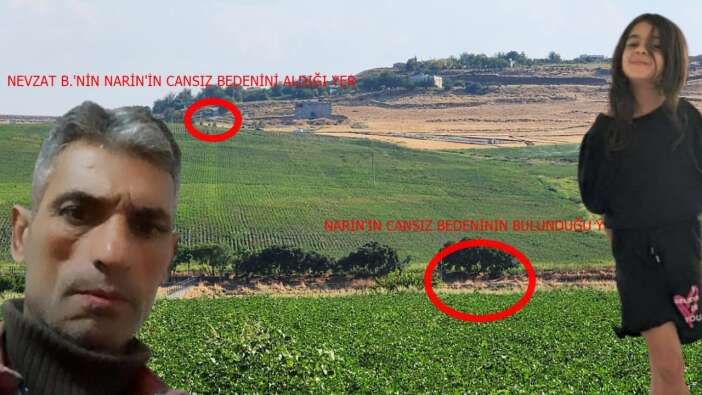 Kan donduran detaylar! Narin'in cansız bedeninin bulunduğu yerde 50 dakika kalmış!