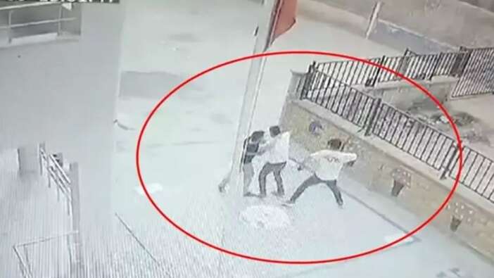 Nöbetçi öğretmen ile kapı açma tartışması! Biri boksör iki kardeş öğretmeni böyle darbetti
