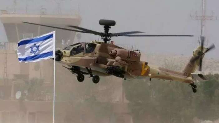 İşgalci İsrail ordusunun helikopteri düştü!